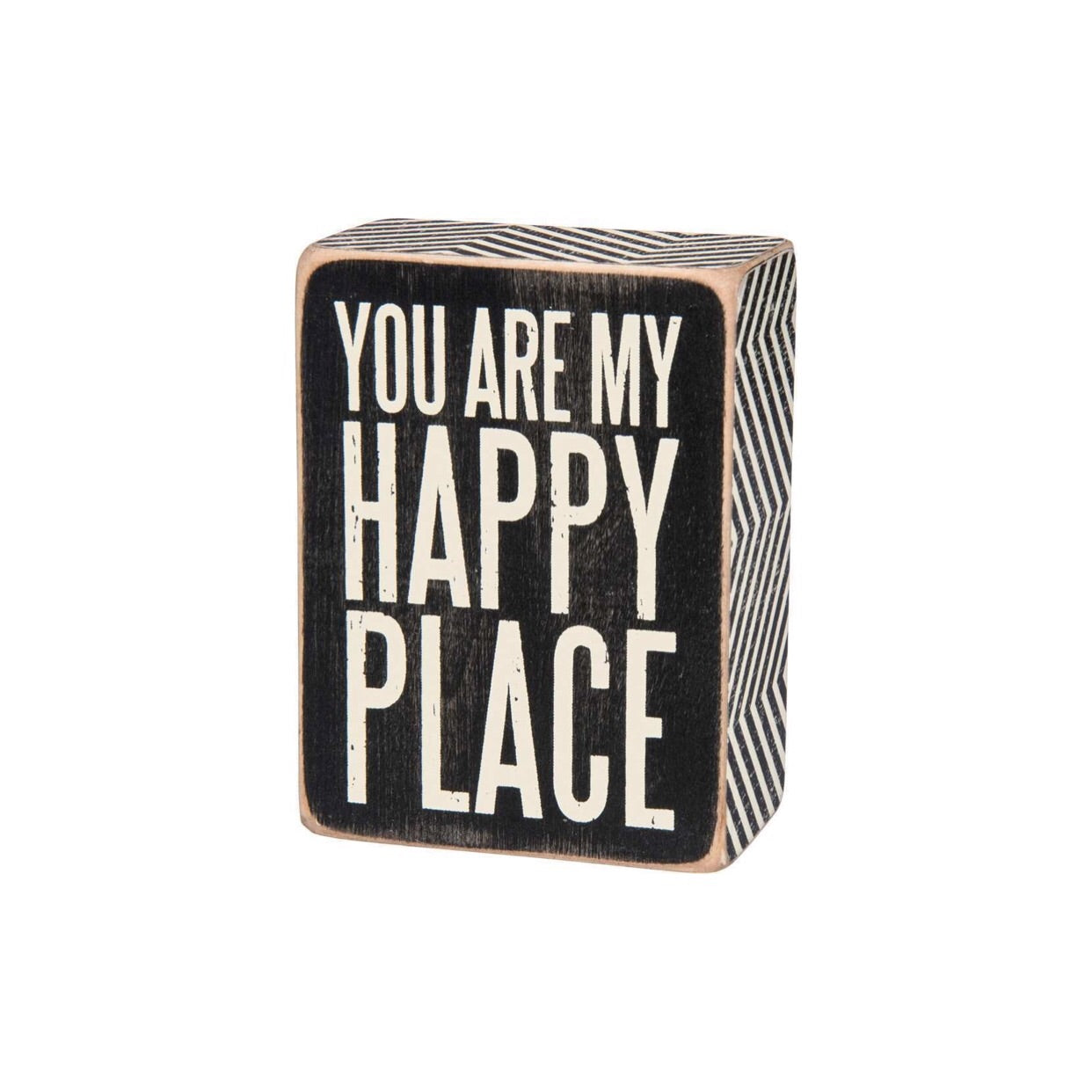 Happy Place Box Sign