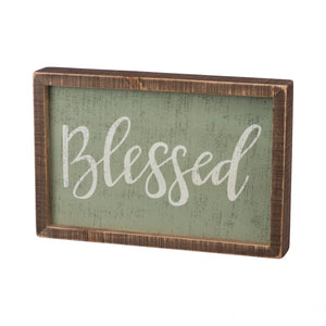 Blessed Box Sign