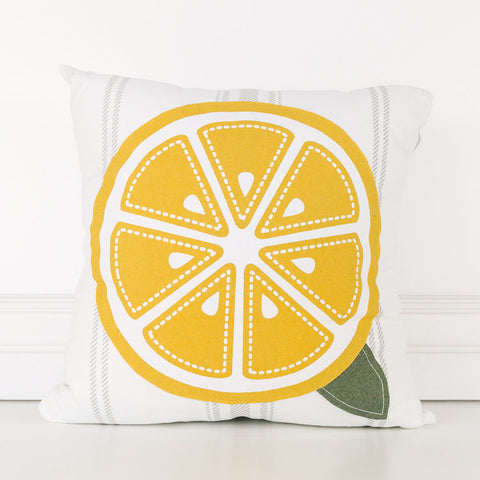 Reversible Lemon Pillow